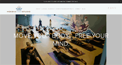 Desktop Screenshot of mokshayogastudio.com
